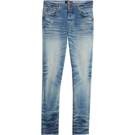 Amiri Stack Jean Honeycomb Indigo