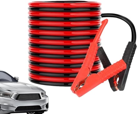 Startkabels - Accuklem - Motor Starten - Geïsoleerde Handgreep - 4 Meter - Zwart Rood