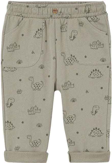 Vertbaudet Broek met print van molton baby