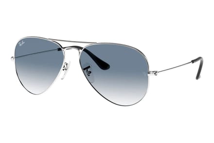 Ray-Ban Aviator RB3025 003/3F Zonnebril – Zilver/Licht Blauw Gradient – 58mm