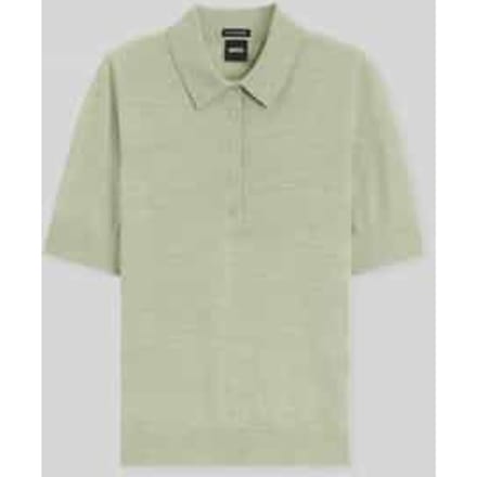 Regular fit poloshirt van zuivere scheerwol model 'Fidenka'
