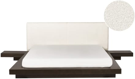 ZEN - Waterbed - Donkerhout - 160 x 200 cm - Bouclé
