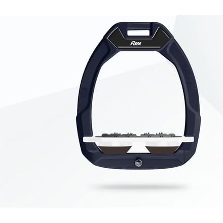 Veiligheidsstijgbeugels Plat Ultra Grip Bruin/Wit/Bruin Flex-On Safe-On