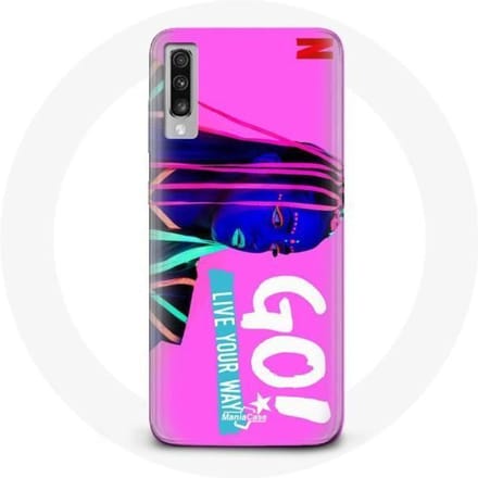 Coque pour Samsung Galaxy A50 Poursuis Tes Rêves Mía Cáceres Go ! Live your Way