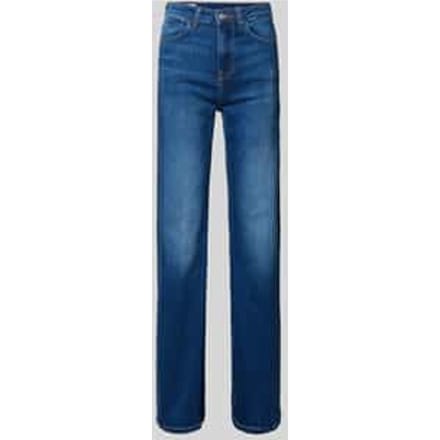 slim fit bootcut jeans van katoenmix model 'WILLA'