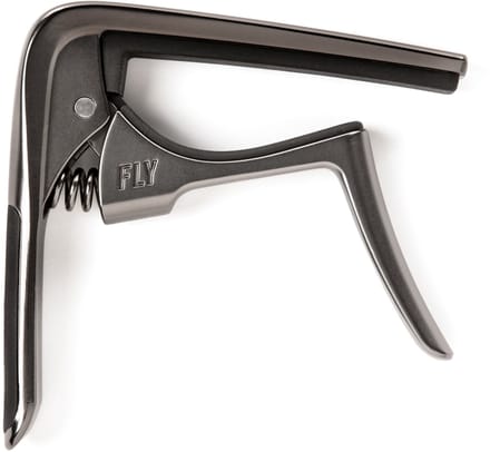 Dunlop 63CGM Trigger Fly Capo, Gun Metal - Capodaster voor staalsnarige gitaar
