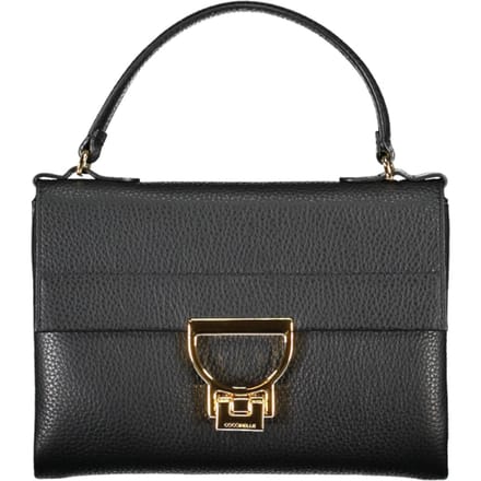 COCCINELLE Leren Handtas Schoudertas Arlettis Handbag Noir Zwart