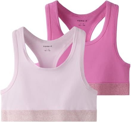 NAME IT - NKFSHORT TOP 2P NOOS - Meisjes - Onderhemden