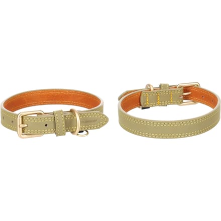 Flamingo - Hond Halsband Virginia Groen L 43-53cm 25mm