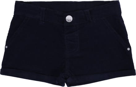 Donkerblauwe corduroy shorts YD