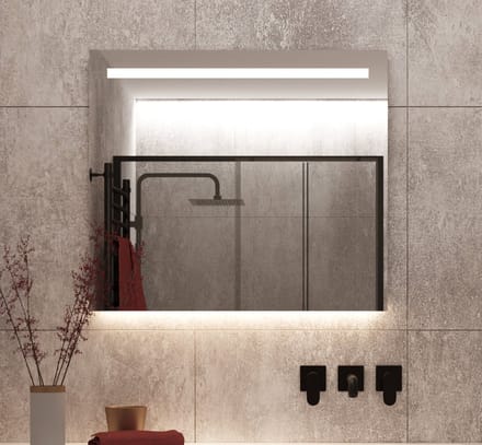 Schaere - Badkamerspiegel - LED Verlichting - Spiegelverwarming - Sensor - Dimfunctie - 80x70 cm