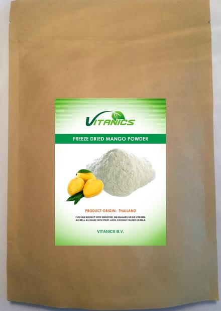 Gevriesdroogd Mango Poeder (Freeze Dried Mango Powder) 500g