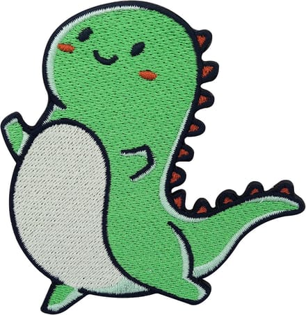 Strijklint met T-Rex Dinosaurus Patch voor Kleding en Textiel