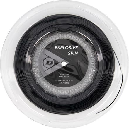 Dunlop Tennissnaar Explosive Spin 16G 200m Zwart
