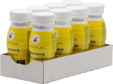 Protiplan - Tray Proteïne Smoothie Banaan - 8 x 200 ml - Voordeelpak - Ready to go proteïnedrank
