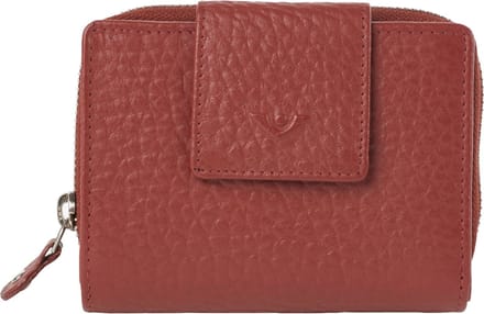 Voi Dames portemonnees Grain Leather-rood
