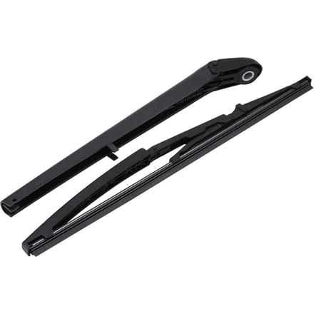 Ensemble Bras et Balai d'Essuie-Glace Arrière pour Fiat Panda ActiveDynamicEleganza 0412 black