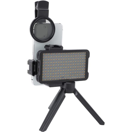 Verminder Gereflecteerd Tattoo Invullicht met 52mm CPL Lensfilter Draadloos Oplaadbaar 2400K-6400K gray