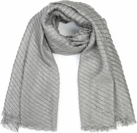 Bijoutheek Sjaal (Fashion) Glitters L Grey Silver