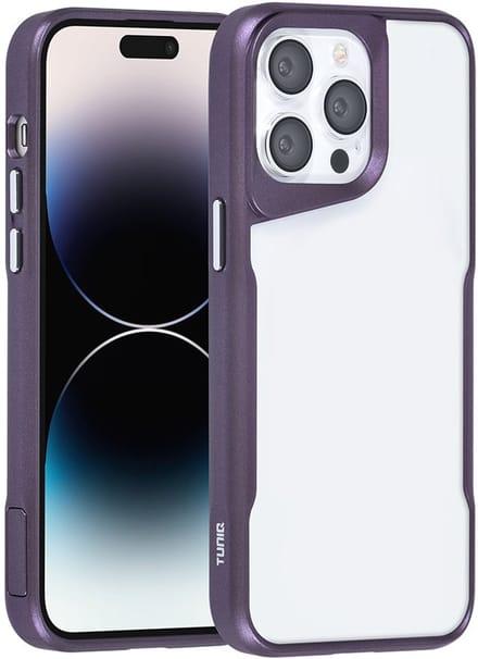 TUNIQ telefoonhoesje voor Apple iPhone 14 Pro Max - Siliconen backcover - Paars