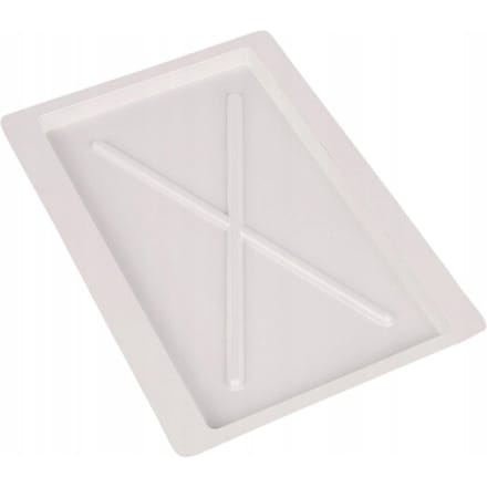 Meubeldrogerbak kunststof wit 23x35,5 cm 1 st