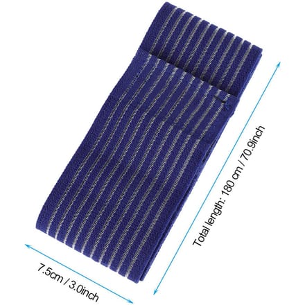 Verstelbare Armpad Beschermer Hoge Elasticiteit Pols   Knie   Dij Ondersteunende Brace Bondage Wrap blauw