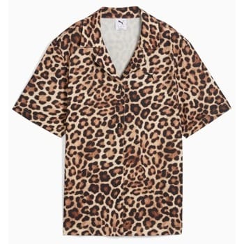 Overhemd Puma Yellow Leo Luxe Relaxed Aop Shirt