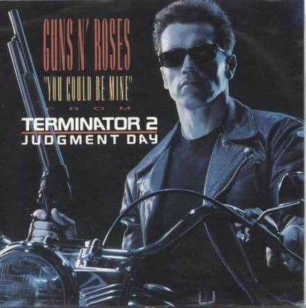 Vinyl Single Cover You Could Be Mine Civil War Terminator 2