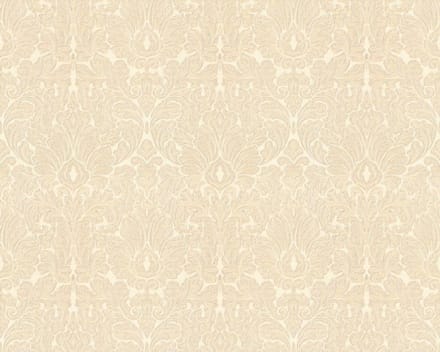 BAROK BEHANG CREME LICHTGOUD ORNAMENTEN DUBBELBREED 33320-1