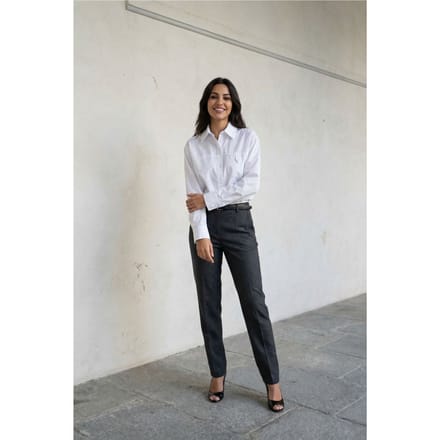 Lange Katoenen Textuurblouse