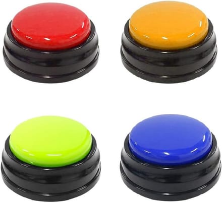 Interactieve Buzzer met Opnamefunctie voor Honden