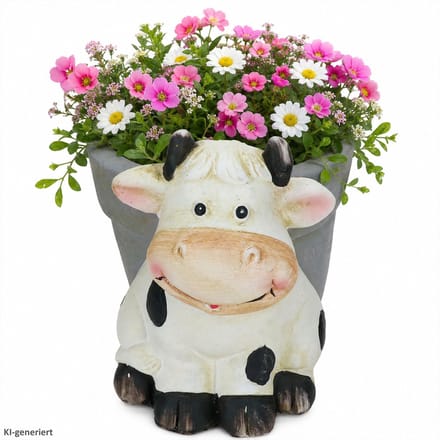 KUH Übertropf met koeiendecor grijs – 795251040