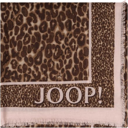 Sjaal met logoprint model 'Adalia'