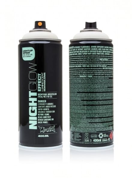 Montana NIGHTGLOW Lichtgevende Lak Groen in Spuitbus 400ml