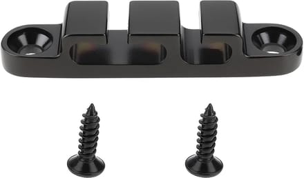 Dailygoods - Zwarte 3 String Retainer voor Elektrische Bas
