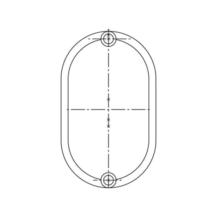 AEG hoedje, schroefdop, deurgreep, 7809, 15.5x9.4mm 2230415339