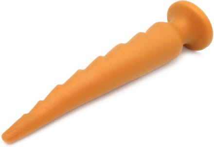 Gold Play - Soft Liquid Siliconen Anaal Dildo Rex - Goud L
