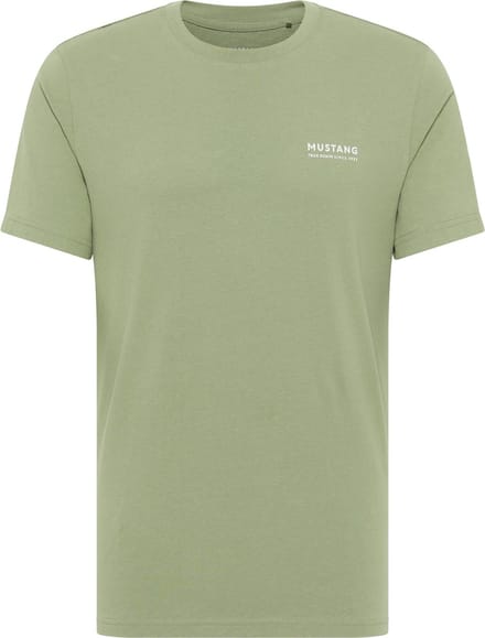 Mustang Alex Print shirt groen maat S