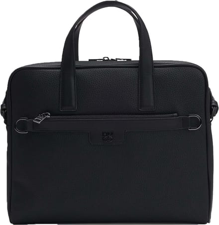 HUGO Business tas Laptoptas met laptopvak Nesh Document Case Black Zwart