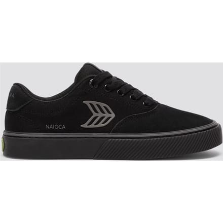 Cariuma Naioca Pro Suede And Canvas Stripe All Black Größe: 43 | Trainers Outlet | Unisex | Schwarz