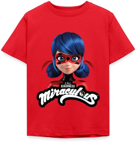 Miraculous Ladybug Met Logo T-Shirt Kinderen