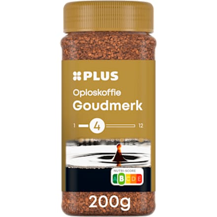 Oploskoffie goudmerk UTZ