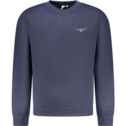 Accademia Militare Blauw Katoenen Heren Sweatshirt