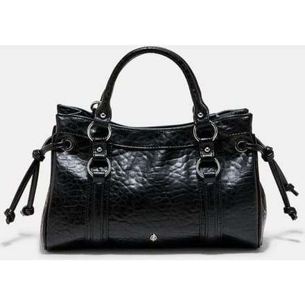 Stradivarius City schoudertas met knoopdetails  Zwart OS