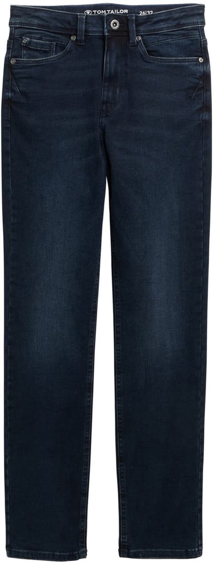 Tom Tailor - TTELVA STRAIGHT High Waist Jeans - Maat 29/32 - blue black denim