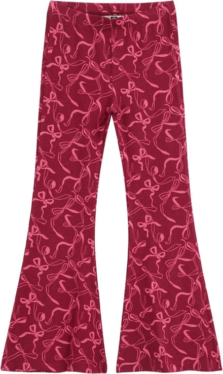 WE Fashion Meisjes slim fit flared legging met print