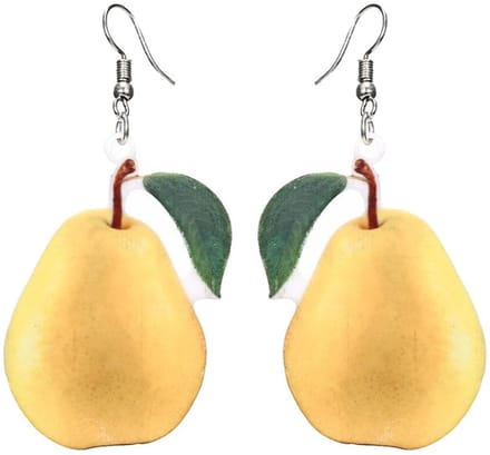 Fako Bijoux® - Oorbellen - Groente & Fruit - Peer