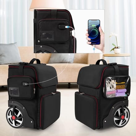 Kapperskoffer - Make Up Trolley - Beauty koffer - opbergruimte