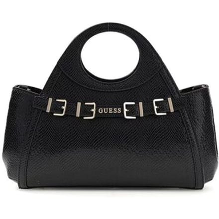 GUESS handtas schoudertas Dovie Girlfriend Satchel Black zwart