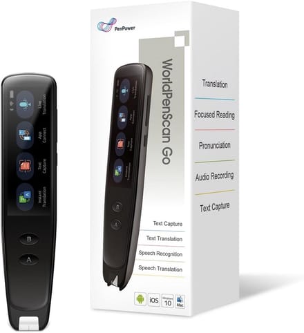 Draagbare OCR Scanner Pen met Tekst-naar-Spraak en Vertaalfunctie